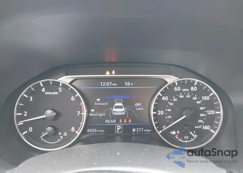 2025 Nissan Altima Sv Awd z USA, uszkodzony, nr VIN 1N4BL4DW8SN412989